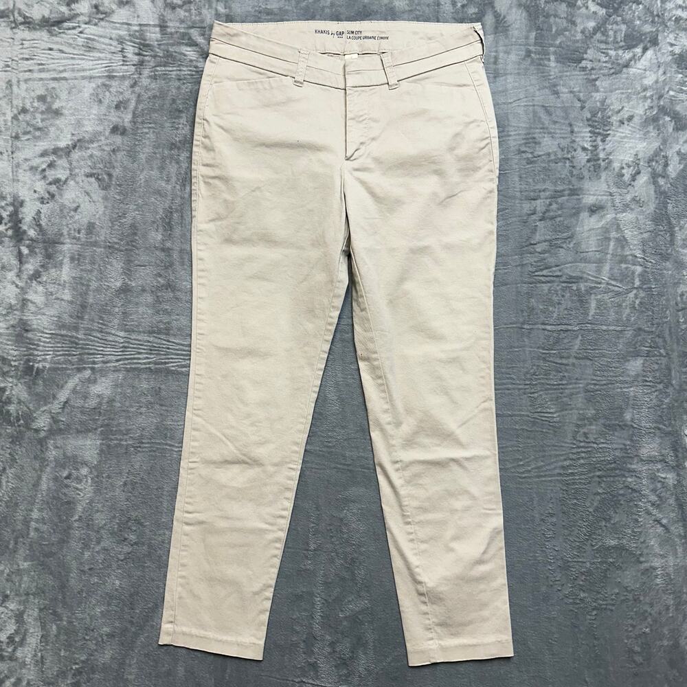 Gap‎ Slim Chino Pants Women's Sz 2 Beige